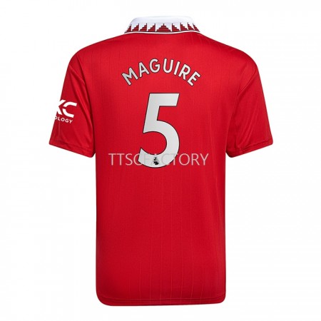 Fußballtrikots Manchester United Harry Maguire 5 Kinder 2022-2023 Kurzarm Heimtrikotsatz kaufen